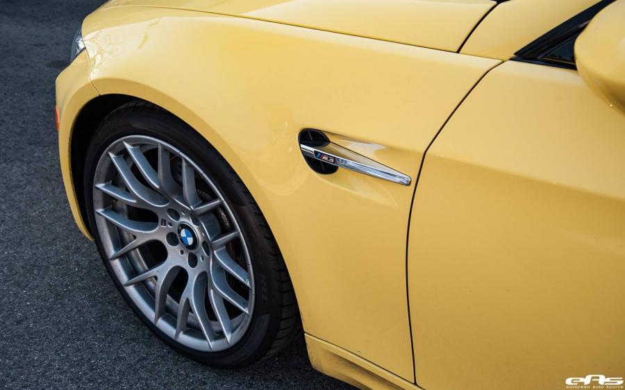 Детали экстерьера BMW M3 Coupe Dakar Yellow by EAS 2017 года  (фото 4 из 9)